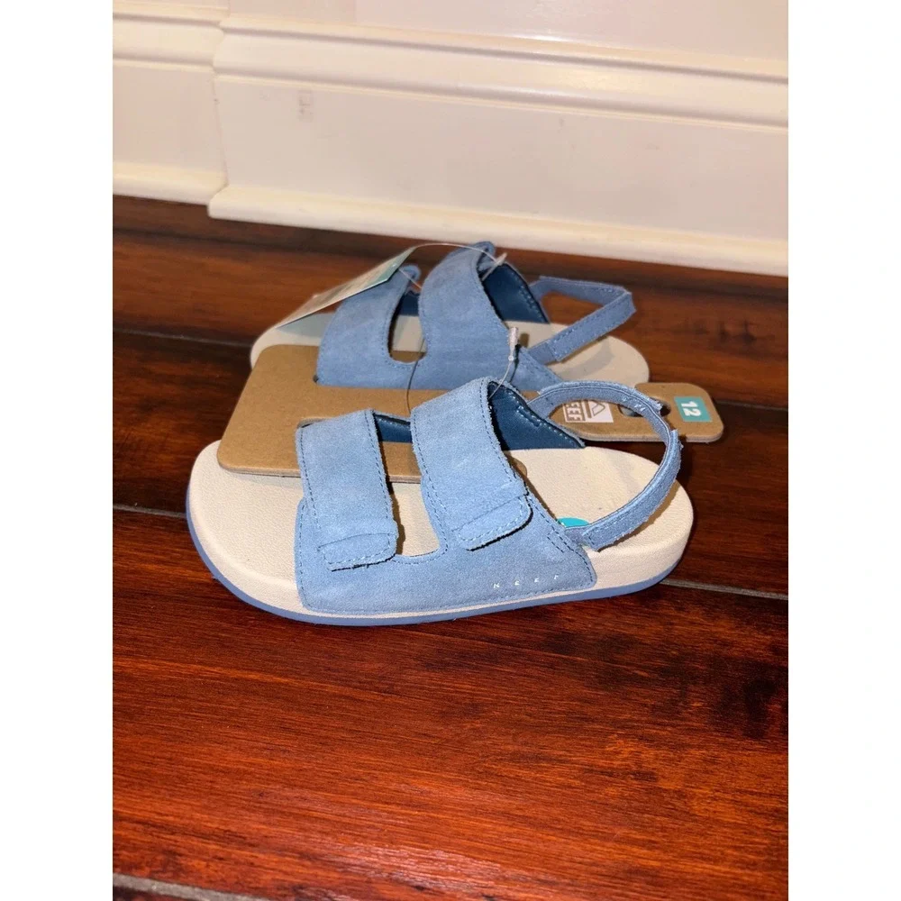 New‎ Reef Little Ojai Toddler Kids Sandals Hook and Loop light Blue Size 13 $40